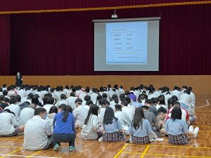 2022高一愛滋病防治宣導代表照片