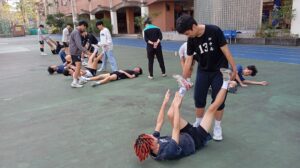 排球社寒訓代表照片