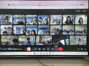 1150605與韓國首爾新木中學Shinmok Middle School線上交流代表照片